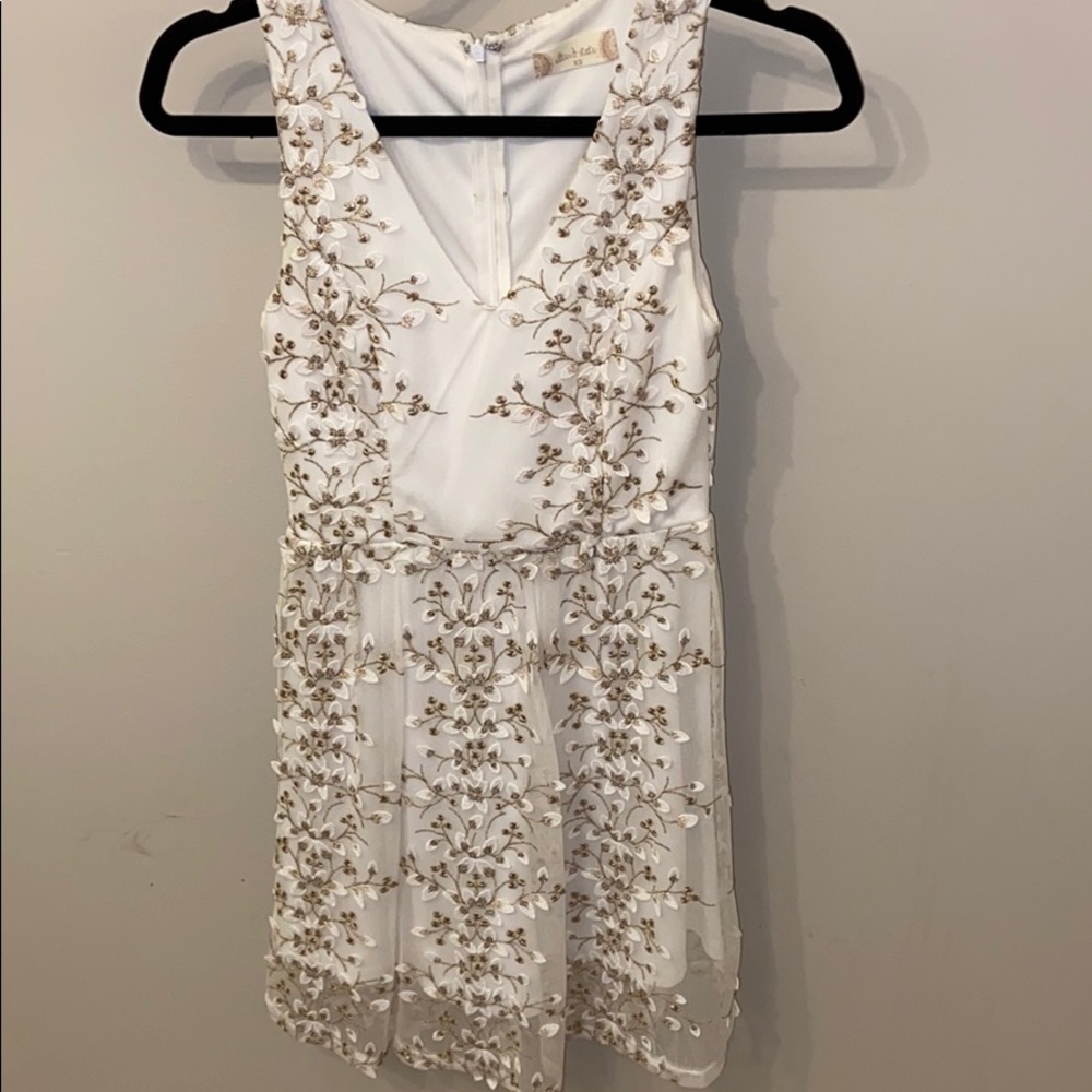 Alterd State white gold floral dress
